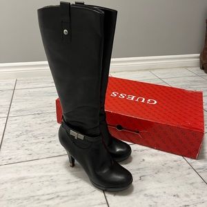 Guess black boots 8.5 size